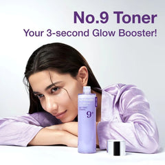 numbuzin No.9+ NAD+ PDRN Glow Boosting Toner 150ml- numbuzin No9 glow toner NAD PDRN hydrating toner Korea|THE COSMETIC STORE NZ