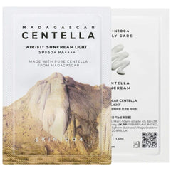 SKIN79 Madagascar Centella Air-Fit Suncream Light packaging with mountain and product image.