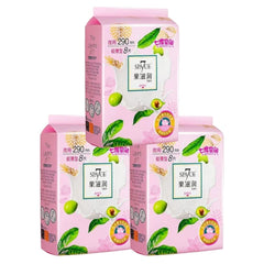 Moisturising Night Sanitary Pads with Wings 290mm – Ultra Thin 8 Pieces x 3 [ 24 Count Bundle Sale]