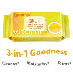 Saborino vitamin C facial mask package on a white background