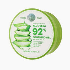 Nature Republic-Korean Aloe Vera Moisturizing Gel for Face and Body-The Cosmetic Store NZ