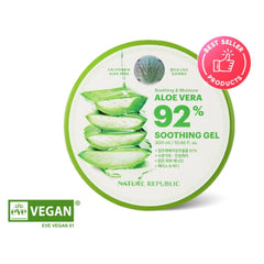 Nature Republic-Korean Aloe Vera Moisturizing Gel for Face and Body-The Cosmetic Store NZ