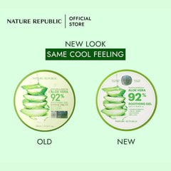 Nature Republic-Korean Aloe Vera Moisturizing Gel for Face and Body-The Cosmetic Store NZ