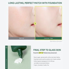 Anua Heartleaf Silky Moisture Sunscreen SPF50+-THE COSMETIC STORE NZ