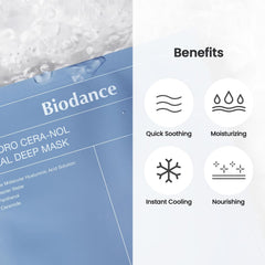 BIODANCE-Hydro Cera-nol Real Deep Mask Set 4ea for deep moisture & care- The Cosmetic Store New Zealand