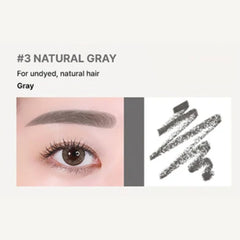 Korean eyebrow pencil for precise and long-lasting application