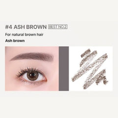 Innisfree Auto Eyebrow Pencil #04 Ash Brown – precise brow filling at THE COSMETIC STORE NZ