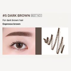 Innisfree Auto Eyebrow Pencil -05 Dark Brown– precise brow filling at THE COSMETIC STORE NZ
