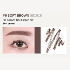 Innisfree Auto Eyebrow Pencil #06 Soft Brown – precise brow filling at THE COSMETIC STORE NZ