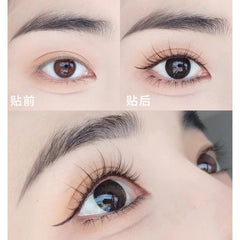 Xixi Little Devil False Eyelashes 5 Pair - Transparent stalk