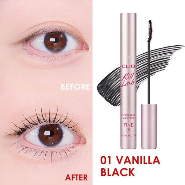 KILL LASH SUPERPROOF MASCARA FINE 01 VANILLA BLACK
