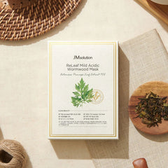 JM Solution Releaf Mild Acidic Wormwood Mask- 10Masks