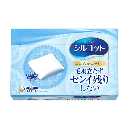 Unicharm Silcot Velvety Touch VR Cotton 82 Puffs