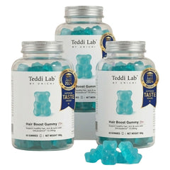 Unichi Teddi Lab Hair Boost Gummy Plus 60s *3 Bundle Sale-The Cosmetic Store