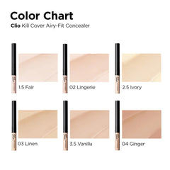 Kill Cover Airy-Fit Concealer 3g -#4 BO Ginger