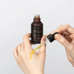 MARY&MAY Idebenone Blackberry Complex Serum (80ml) Seoul Edition-Bottle of 'Mary & May' blackberry精华液 with dropper on a light gray background