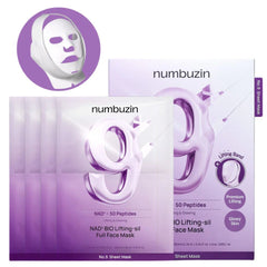 No.9+ NAD+ Bio Lifting-Sil Full Face Mask 4ea Set