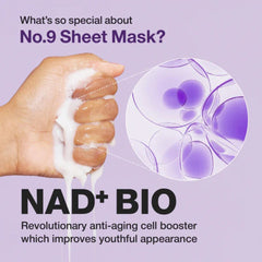 No.9+ NAD+ Bio Lifting-Sil Full Face Mask 1ea