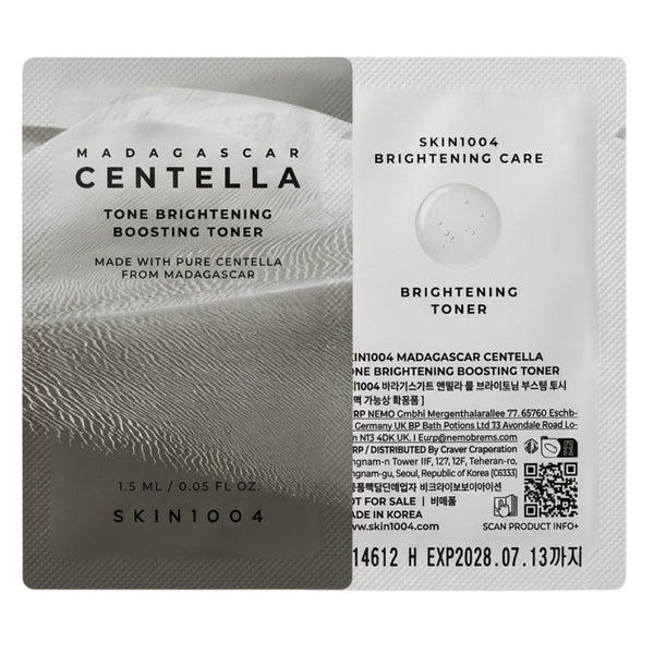 Madagascar Centella Tone Brightening Boosting Toner Sachet 1.5ml
