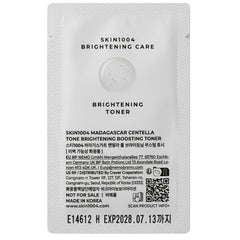skin1004 Madagascar Centella Tone Brightening Boosting Toner Sachet 1.5ml-THE COSMETIC STORE NZ