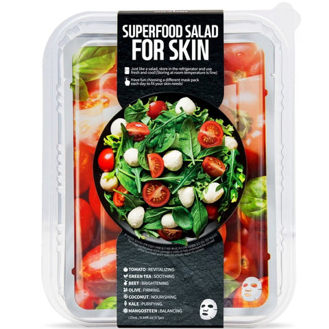Superfood Tomato Salad For Skin Mask Pack 7PCS