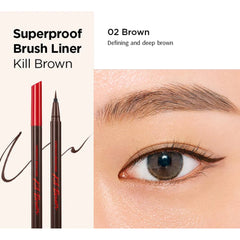 Superproof Brush Liner -Kill Brown