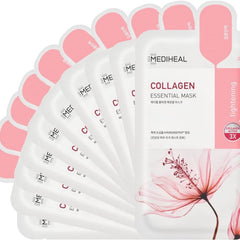 MEDIHEAL Collagen Essential Mask Pack 10 sheets firming Korean sheet mask