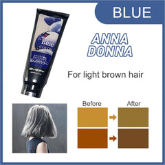ANNADONNA Every Hair Color  Shampoo & Treatment  Set -#BLUE 300ml+ 160g -The Cosmetic Store New Zealand