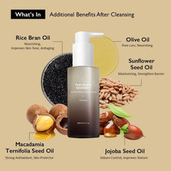 HARUHARU WONDER Deep Cleansing Oil 150ml -Black rice oil cleanser for sensitive skin-THE COSMETIC STORE NZ