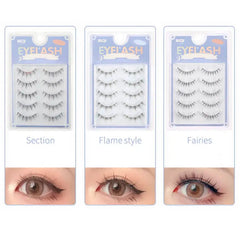 Little Devil Piece False Eyelashes #Flame