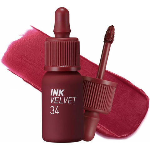 PERIPERA INK VELVET -#34 SMOKY RED
