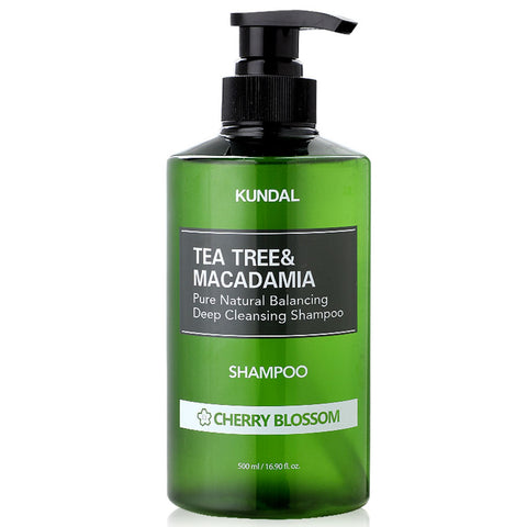 TEA TREE & MACADAMIA Pure Natural Balancing  Refreshing Shampoo 500ml -#CHERRY BLOSSOM