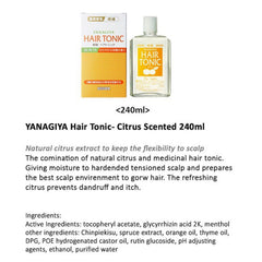 YANAGIYA HAIR TONIC #CITRUS 240ML