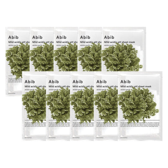 Mild acidic pH sheet mask #Jericho rose fit 10p