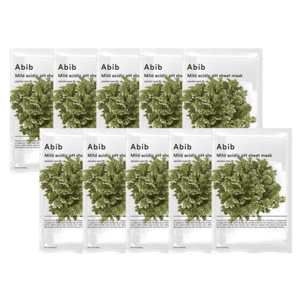Mild acidic pH sheet mask #Jericho rose fit 10p