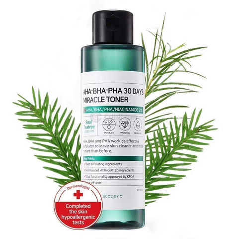 AHA. BHA. PHA 30 DAYS MIRACLE TONER 150ML - SOME BY MI - The Cosmetic Store New Zealand