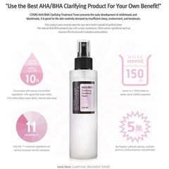 AHA/BHA CLEARIFYING TREATMENT TONER - COSRX - The Cosmetic Store New Zealand