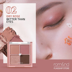 BETTER THAN EYE #02 DRY ROSE - ROM&ND - The Cosmetic Store New Zealand