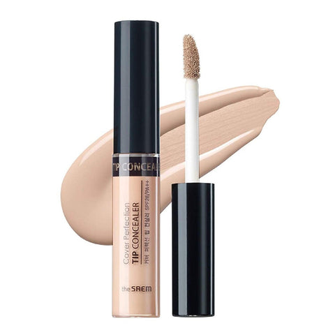 COVER PERFECTION TIP CONCEALER SPF28 PA++ #1.75 MIDDLE BEIGE - THE SAEM - The Cosmetic Store New Zealand