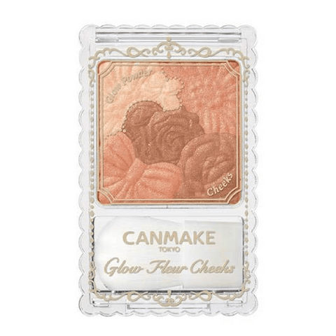 Glow Fleur Cheeks #12 Cinnamon Latte Fleur - CANMAKE - The Cosmetic Store New Zealand