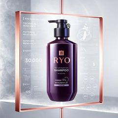 HAIR LOSS EXPERT CARE SHAMPOO #FOR SENSITIVE SCALP 400ML - RYO - The Cosmetic Store New Zealand
