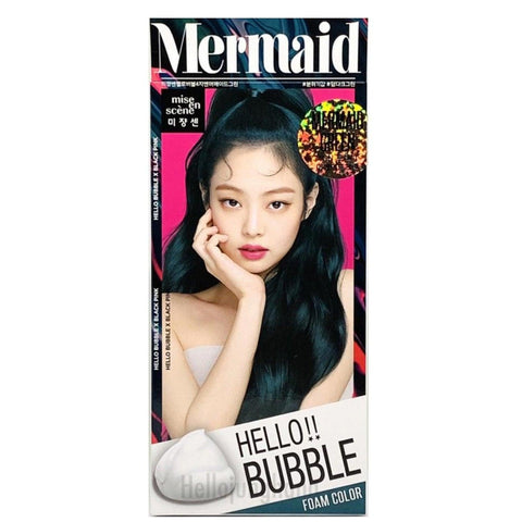 HELLO BUBBLE FOAM COLOUR # 4GN Mermaid Green - The Cosmetic Store New Zealand