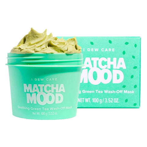 I DEW CARE MATCHA MOOD SOOTHING GREEN TEA WASH-OFF MASK 100g - MEMEBOX - The Cosmetic Store New Zealand