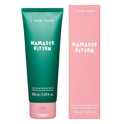 I Dew Care Namaste Kitten Clarifying Cannabis Sativa (Hemp) Seed Oil Cleanser 150ml - The Cosmetic Store New Zealand
