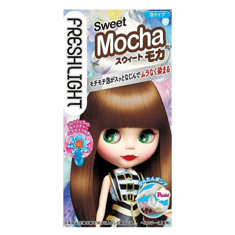 JAPAN BLYTHE DOLL CREAMY BUBBLE HAIR COLOURING KIT - SWEET MOCHA - FRESH LIGHT - The Cosmetic Store New Zealand