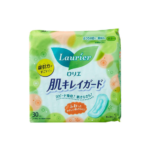 LAURIER SANITARY NAPKIN SPEED+ SOFT MESH NO WING 20.5CM - The Cosmetic Store New Zealand