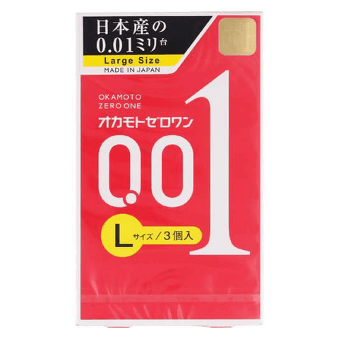 Okamoto 0.01 Zero One #L size - OKAMOTO - The Cosmetic Store New Zealand