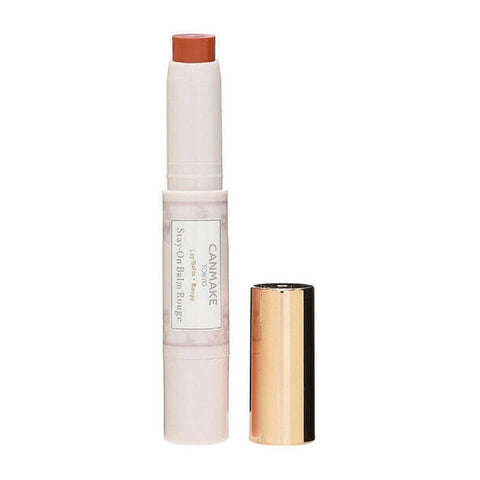Stay-on balm rouge #18 brownish mandarin - CANMAKE - The Cosmetic Store New Zealand