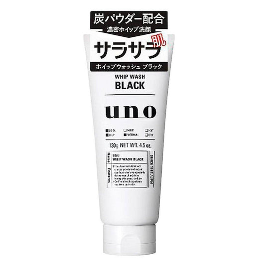 Uno Whip Wash Black Men's Cleanser 130g