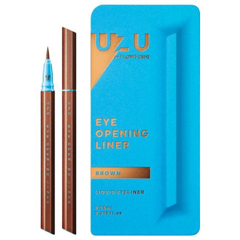 UZU eye opening liner brown - FLOWFUSHI - The Cosmetic Store New Zealand